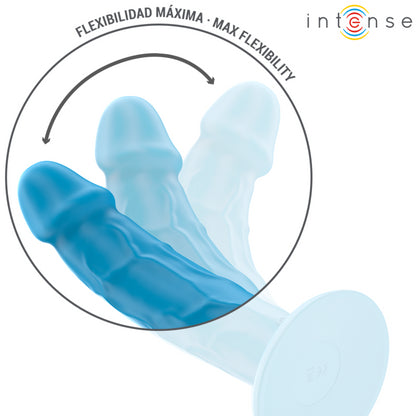 INTENSE VIBRADOR REALiSTICO PHOEBE 10 VIBRAyoES CONTROLE REMOTO AZUL