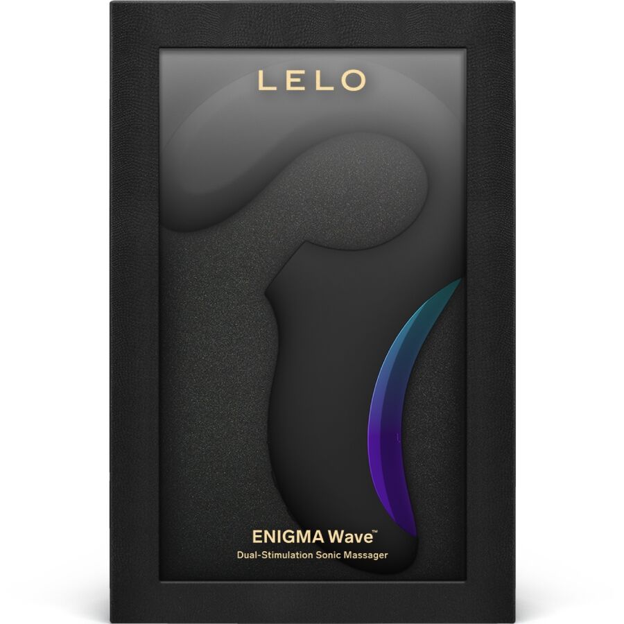 LELO ENIGMA WAVE MASSAGEADOR DE TRIPLA VIBRAyaO PRETO