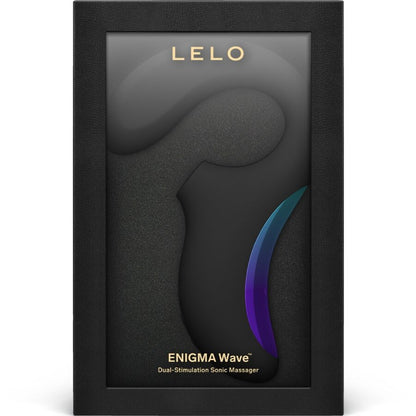 LELO ENIGMA WAVE MASSAGEADOR DE TRIPLA VIBRAyaO PRETO