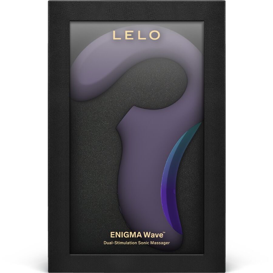 LELO ENIGMA WAVE MASSAGEADOR DE TRIPLA VIBRAyaO CYBER ROXO