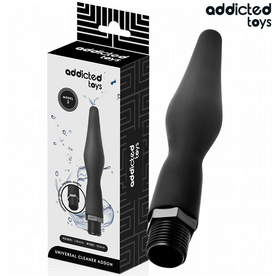 ADDICTED TOYS LIMPADOR ANAL COM ADAPTADOR UNIVERSAL MODELO 2