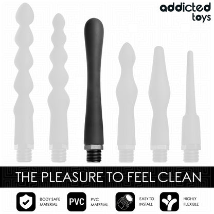 ADDICTED TOYS LIMPADOR ANAL COM ADAPTADOR UNIVERSAL MODELO 4