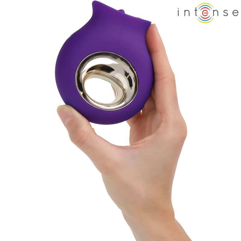 INTENSE ESTIMULADOR DE CLIToRIS TULI 9 VIBRAyoES E 9 OSCILAyoES ROXO