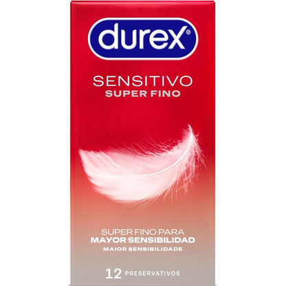 DUREX SUPER THIN SENSiVEL 12 UNIDADES
