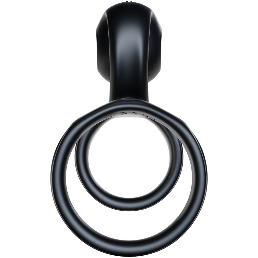 SNAIL VIBE JOVI COUPLES RING CONTROLE REMOTO PRETO