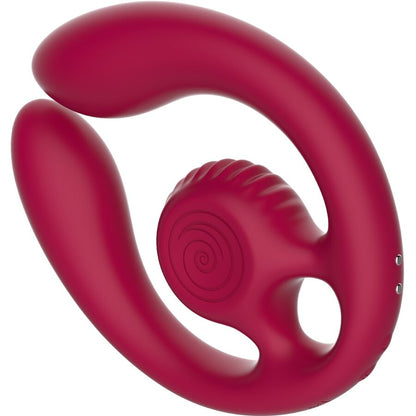 SNAIL VIBE GIZI DUO ESTIMULADOR DE CASAIS COM CONTROLE REMOTO BURGUNDY