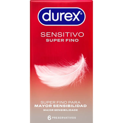 DUREX SUPER THIN SENSiVEL 6 UNIDADES