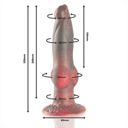 EPIC PROMETHEUS DILDO TITAN EM CHAMAS CONTROLE REMOTO RECARREGaVEL