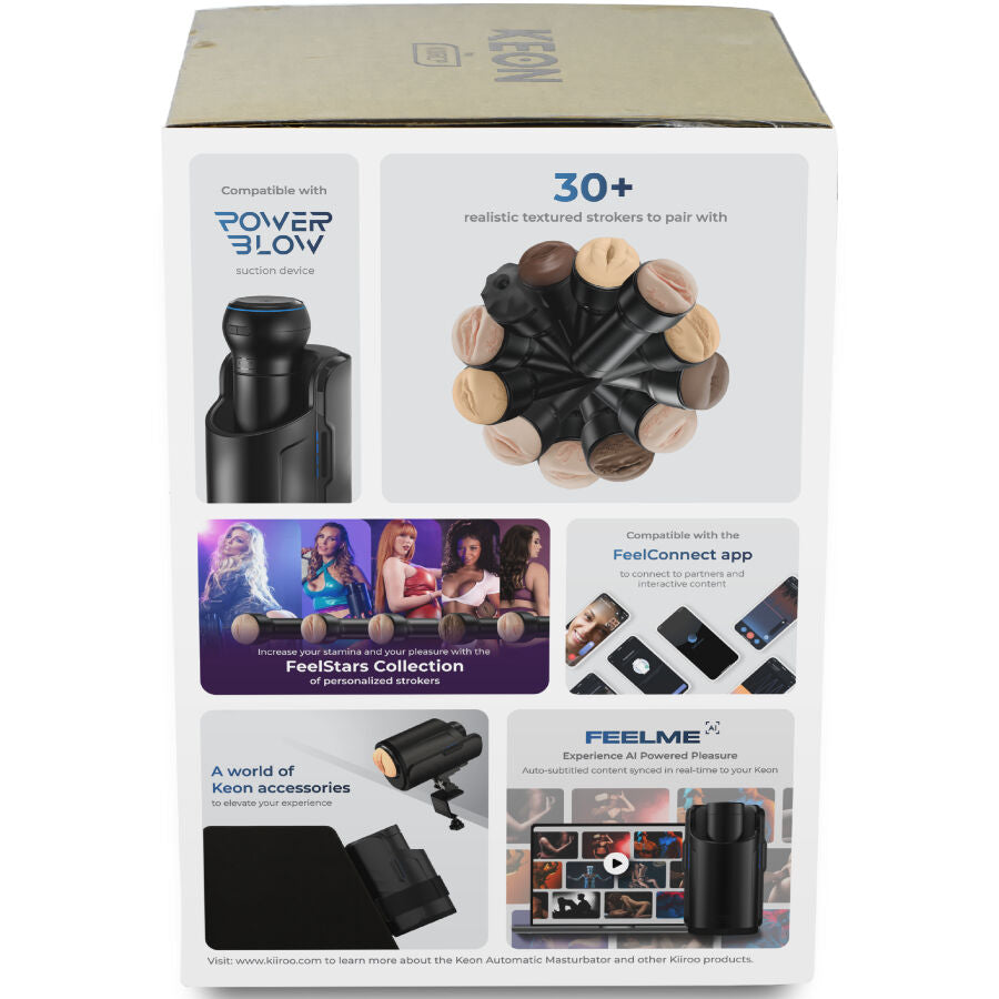 KIIROO KEON WIFI COMBO MASTURBADOR AUTOMaTICO FEEL STROKER