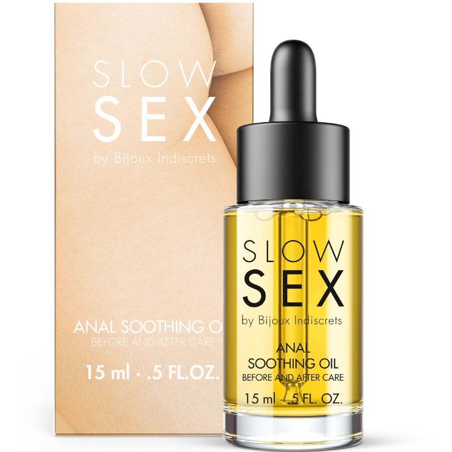 BIJOUX INDISCRETS oLEO ANAL CALMANTE PARA SEXO LENTO 15 ML