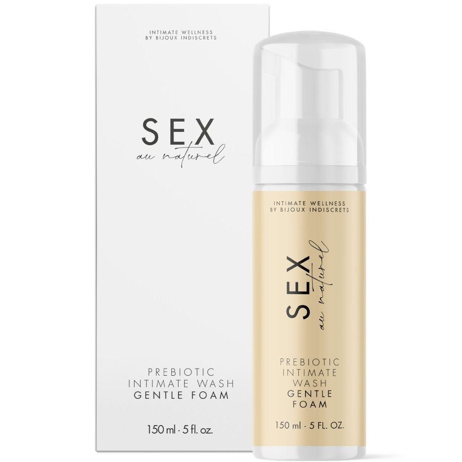 BIJOUX INDISCRETS SEX AU NATUREL GEL iNTIMO PREBIoTICO COM ESPUMA 150 ML