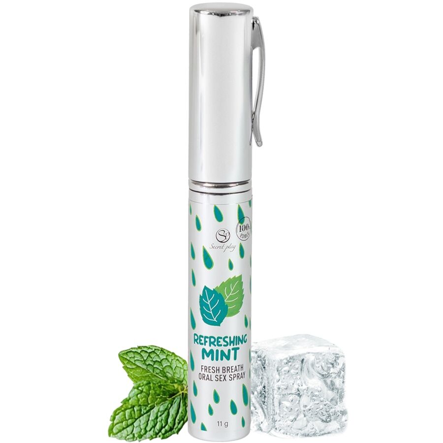 SECRETPLAY SPRAY REFRESCANTE DE HORTELa PARA SEXO ORAL
