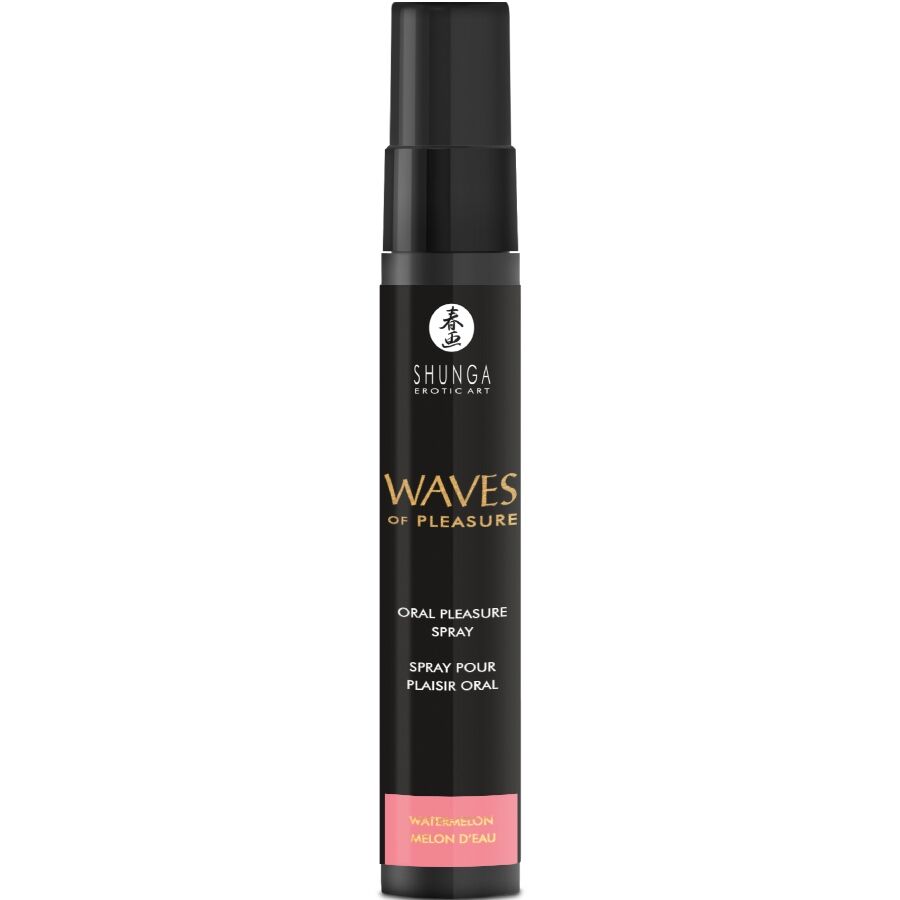 SHUNGA SPRAY ORAL SEDUTOR DE PRAZER WAVES COM SABOR MELANCIA 20 ML