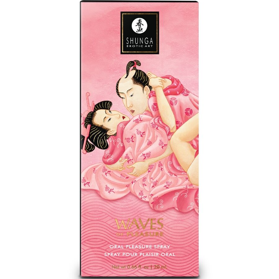 SHUNGA SPRAY ORAL SEDUTOR DE PRAZER WAVES COM SABOR MELANCIA 20 ML