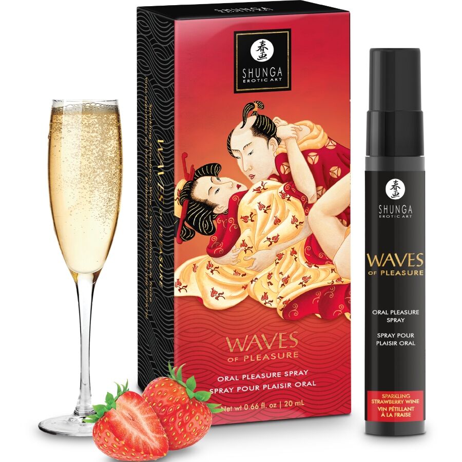 SHUNGA SPRAY ORAL SEDUTOR DE MORANGO WAVES 20 ML