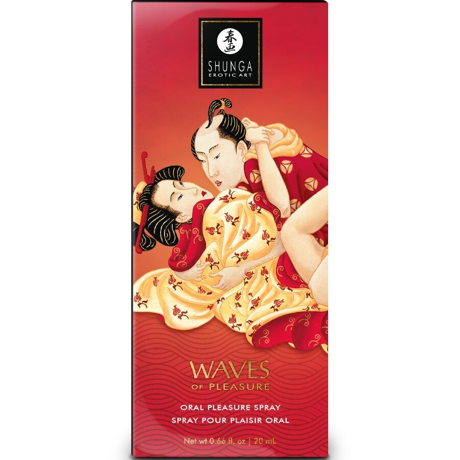 SHUNGA SPRAY ORAL SEDUTOR DE MORANGO WAVES 20 ML