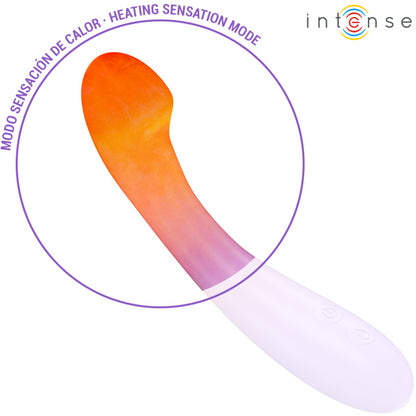 INTENSE VIBRADOR BECKY 19 CM AQUECiVEL 7 VIBRAyoES ROXO