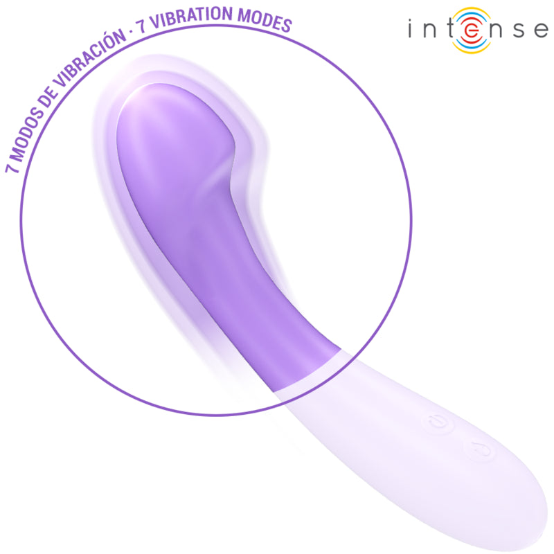 INTENSE VIBRADOR BECKY 19 CM AQUECiVEL 7 VIBRAyoES ROXO