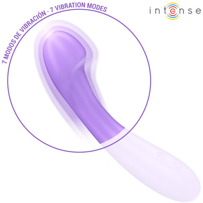 INTENSE VIBRADOR BECKY 19 CM AQUECiVEL 7 VIBRAyoES ROXO