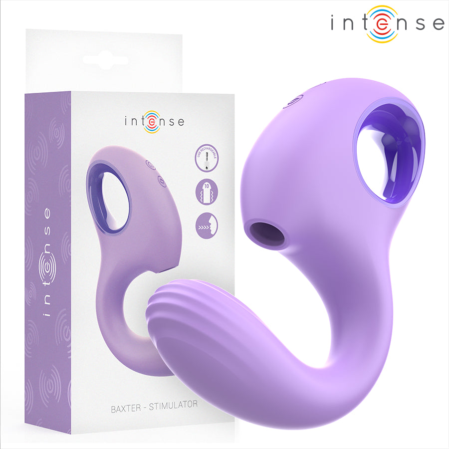 INTENSE VIBRADOR E ESTIMULADOR BAXTER VIOLET