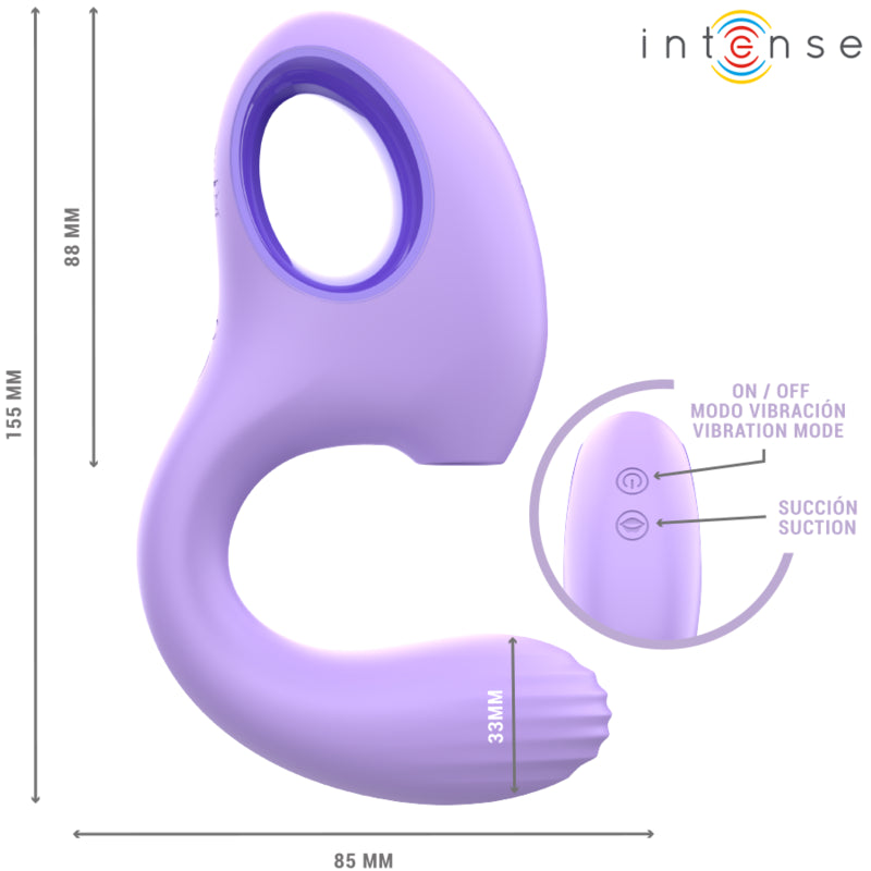 INTENSE VIBRADOR E ESTIMULADOR BAXTER VIOLET