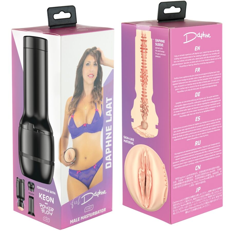 KIIROO FEEL DAPHNE LAAT COLEyaO DE ESTRELAS STROKERS COMPATiVEL COM POWERBLOW