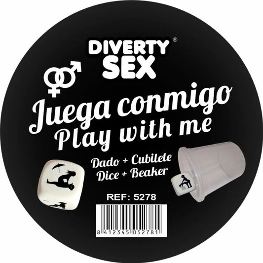 DIABLO PICANTE DADO DURO BRANCO COM POSIyoES E CUBO
