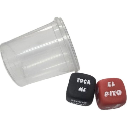 DIABLO PICANTE JOGO DE DADOS VERBO PARTE DO CORPO COM COPO