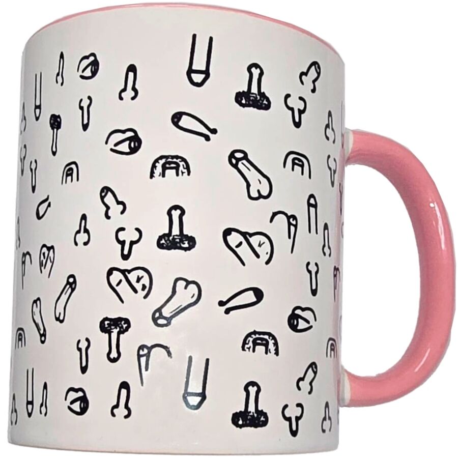 DIABLO PICANTE CANECA PeNIS BRANCA COM ALyA ROSA 370 M