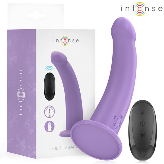INTENSE VIBRADOR EDDIE 175 CM 10 VIBRAyoES ROXO CONTROLE REMOTO