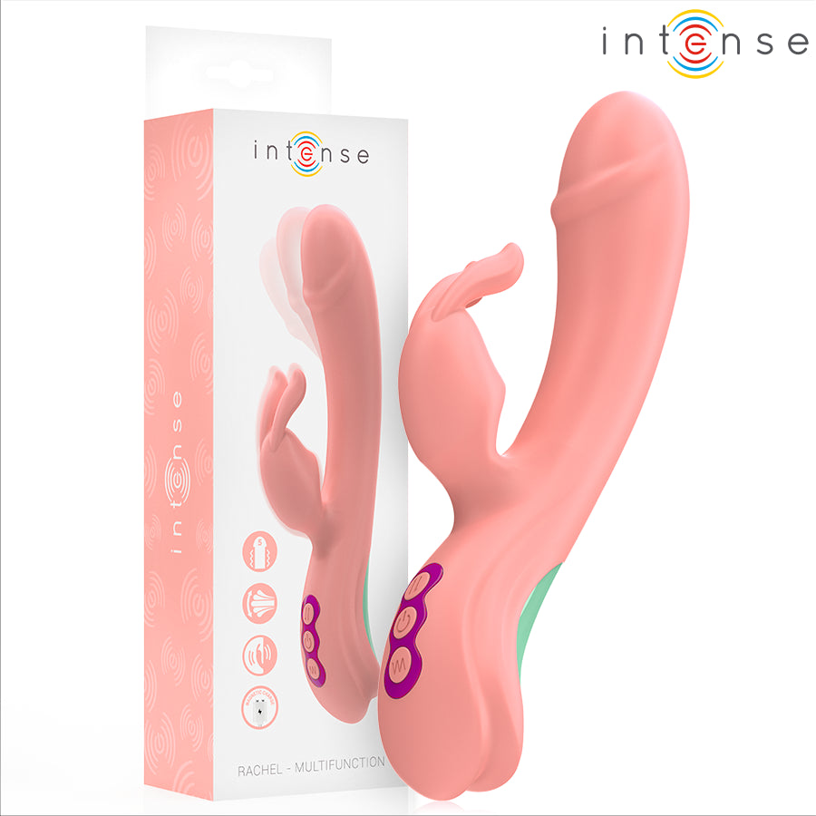 INTENSE VIBRADOR RACHEL RABBIT 5 VIBRAyoES ROSA