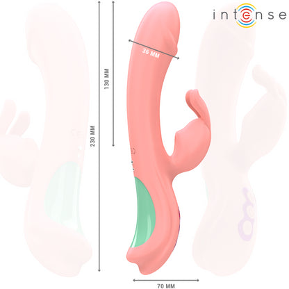 INTENSE VIBRADOR RACHEL RABBIT 5 VIBRAyoES ROSA