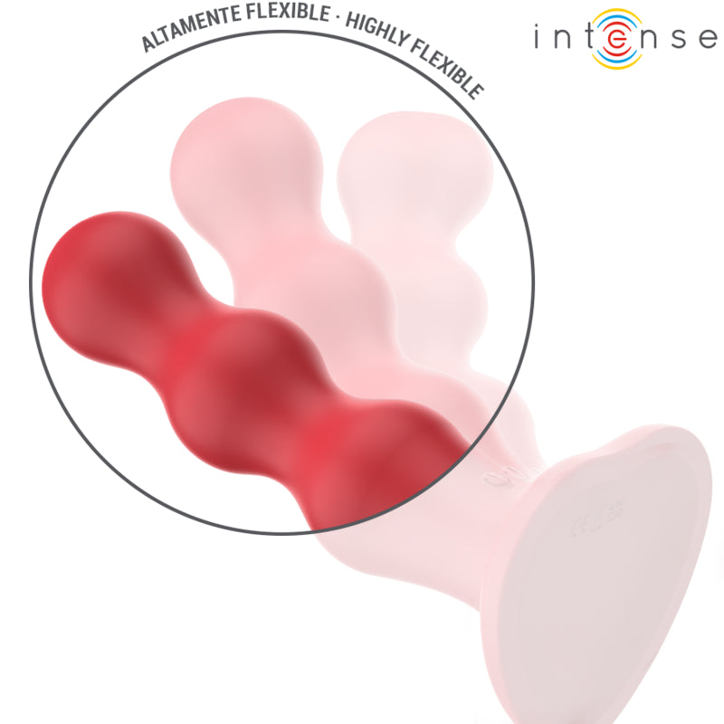 INTENSE CODY VIBRADOR COM VENTOSA VERMELHO CONTROLE REMOTO