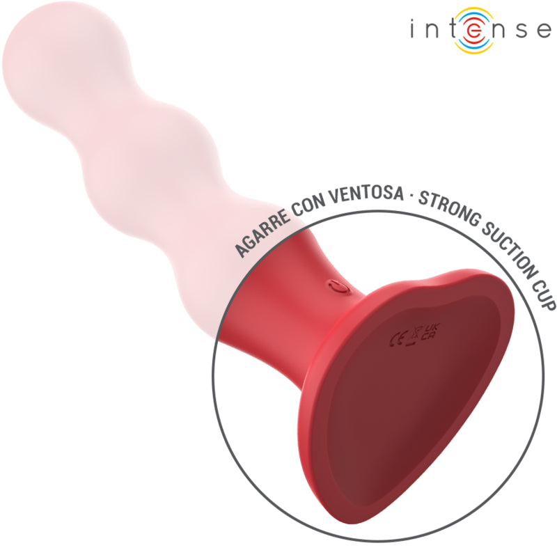 INTENSE CODY VIBRADOR COM VENTOSA VERMELHO CONTROLE REMOTO