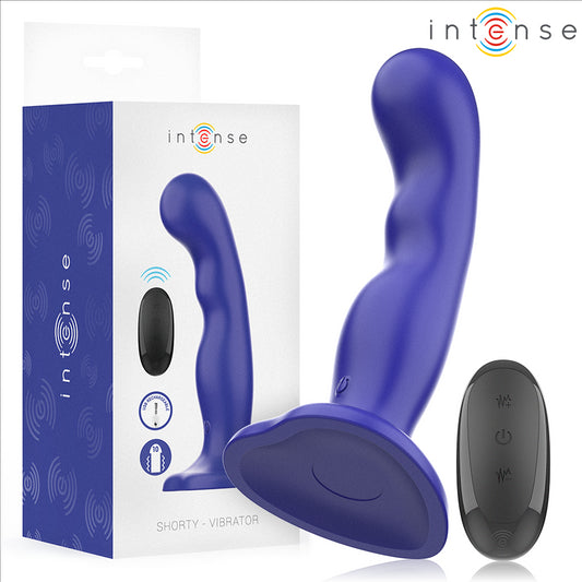 INTENSE VIBRADOR SHORTY COM VENTOSA AZUL CONTROLE REMOTO