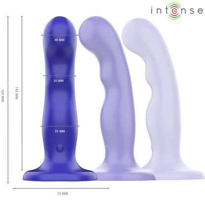 INTENSE VIBRADOR SHORTY COM VENTOSA AZUL CONTROLE REMOTO