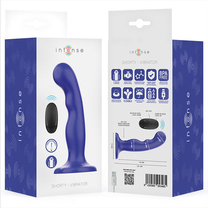 INTENSE VIBRADOR SHORTY COM VENTOSA AZUL CONTROLE REMOTO