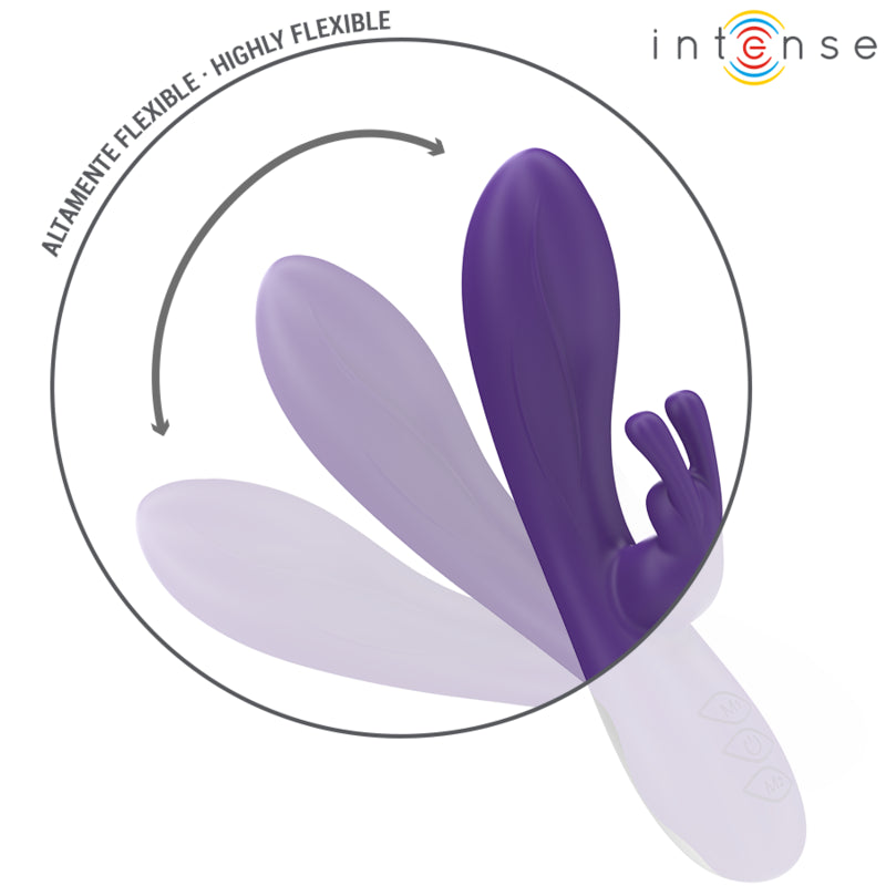 INTENSE RANDALL RABBIT VIBRADOR 10 VIBRAyoES ROXO