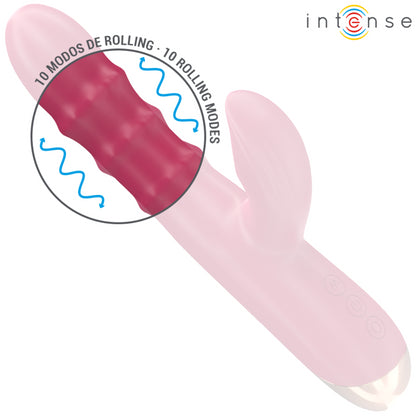 INTENSE CHLOE VIBRADOR MULTIFUNCIONAL 3 EM 1 VERMELHO