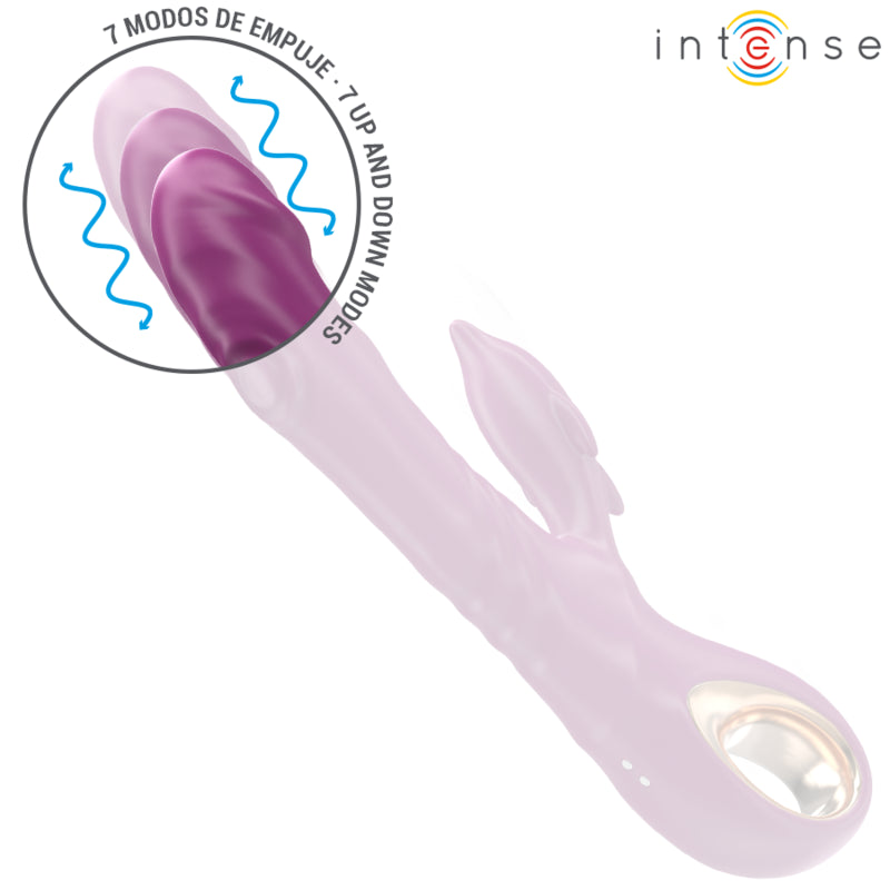 INTENSE VIBRADOR MULTIFUNCIONAL HALLE COM LiNGUA ESTIMULANTE DE GOLFINHOS ROXO