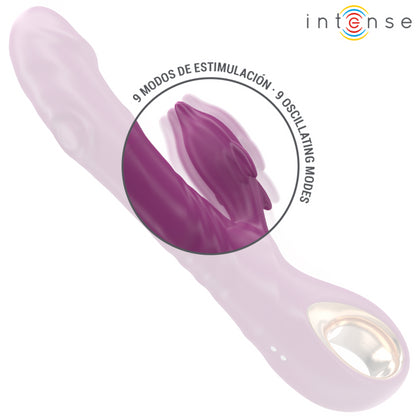 INTENSE VIBRADOR MULTIFUNCIONAL HALLE COM LiNGUA ESTIMULANTE DE GOLFINHOS ROXO
