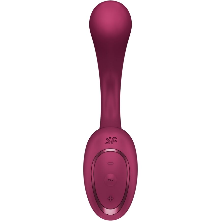 SATISFYER G FOR GODDESS 2 RABBIT VIBRATOR BOTTLE BORDEAUX