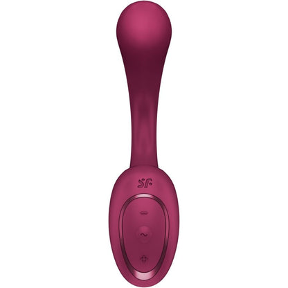 SATISFYER G FOR GODDESS 2 RABBIT VIBRATOR BOTTLE BORDEAUX