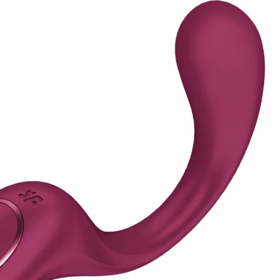 SATISFYER G FOR GODDESS 2 RABBIT VIBRATOR BOTTLE BORDEAUX