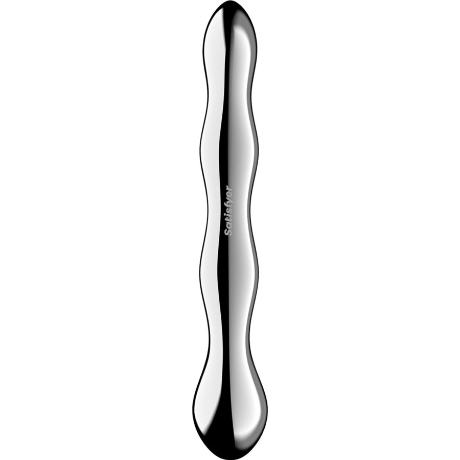 SATISFYER COSMIC CREST 2 DILDO DE AyO INOXIDaVEL COM DUAS EXTREMIDADES