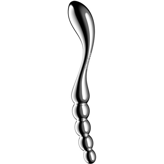 SATISFYER STAR FORCE 1 DILDO DE AyO INOXIDaVEL COM DUAS EXTREMIDADES