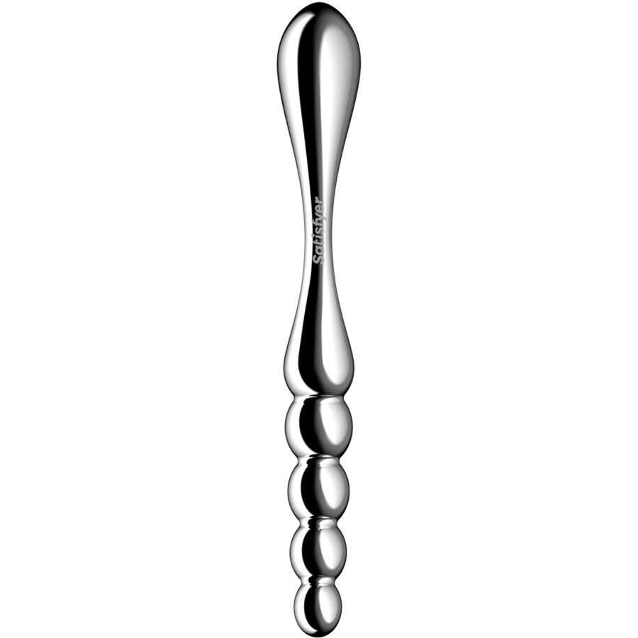 SATISFYER STAR FORCE 1 DILDO DE AyO INOXIDaVEL COM DUAS EXTREMIDADES