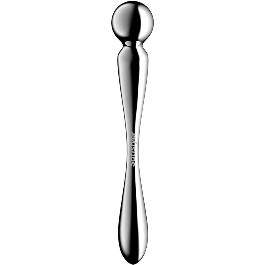 SATISFYER STAR FORCE 2 DILDO DE AyO INOXIDaVEL COM DUAS EXTREMIDADES