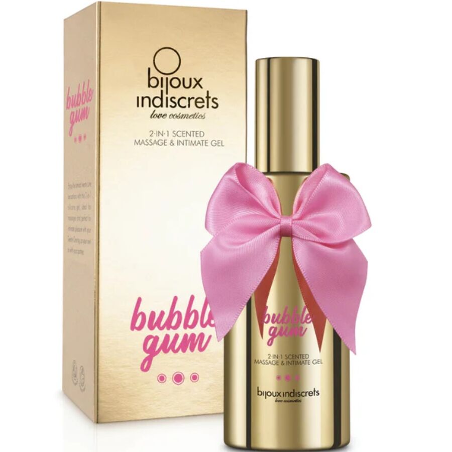 BIJOUX GEL DE MASSAGEM E iNTIMO 2 EM 1 COM PERFUME DE CHICLETE 100 ML