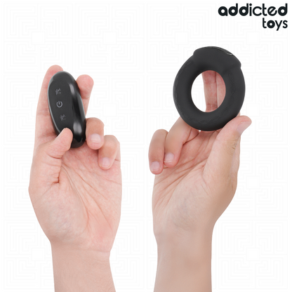 ADDICTED TOYS ANEL PeNICO VIBRANTE COM EFEITO DE AQUECIMENTO E CONTROLE REMOTO